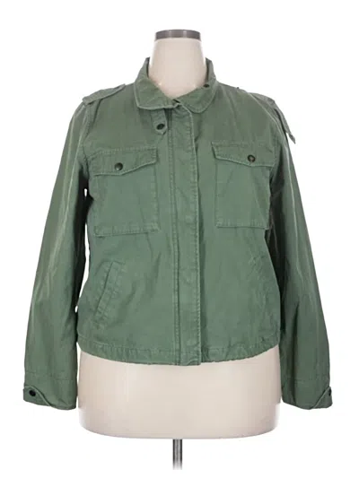 Pre-owned Torrid Jacket In Green