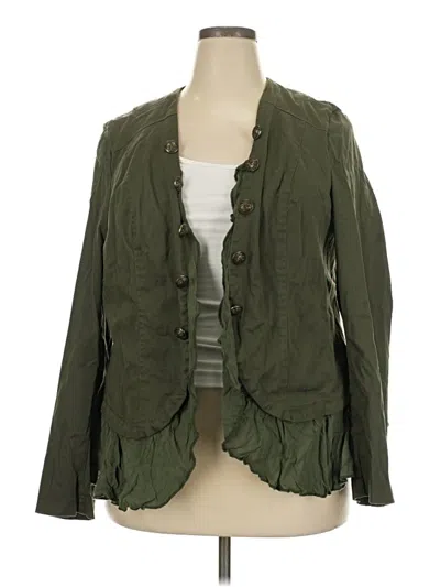 Pre-owned Torrid Jacket In Green