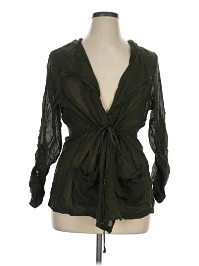 Pre-owned Torrid Jacket In Green