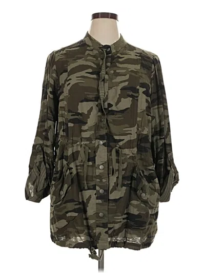 Pre-owned Torrid Jacket In Green