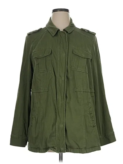 Pre-owned Torrid Jacket In Green
