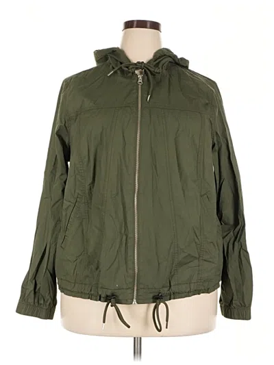 Pre-owned Torrid Jacket In Green