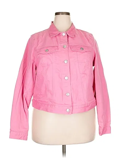 Pre-owned Torrid Jacket In Pink