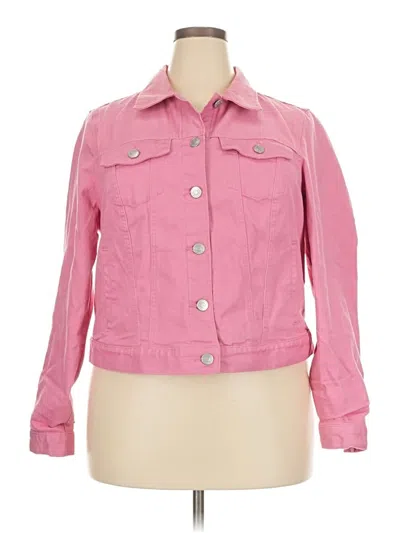Pre-owned Torrid Jacket In Pink