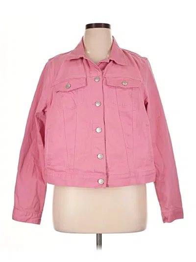 Pre-owned Torrid Jacket In Pink
