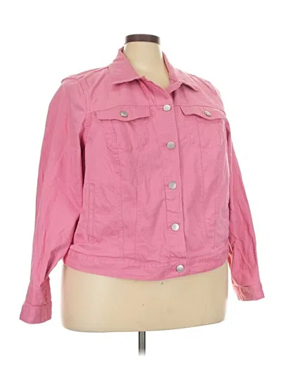 Pre-owned Torrid Jacket In Pink