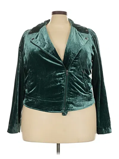 Pre-owned Torrid Jacket In Teal