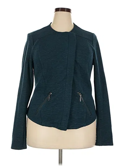 Pre-owned Torrid Jacket In Teal