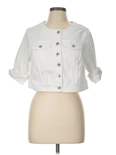 Pre-owned Torrid Jacket In White