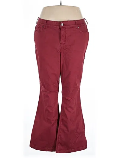 Pre-owned Torrid Jeans In Burgundy