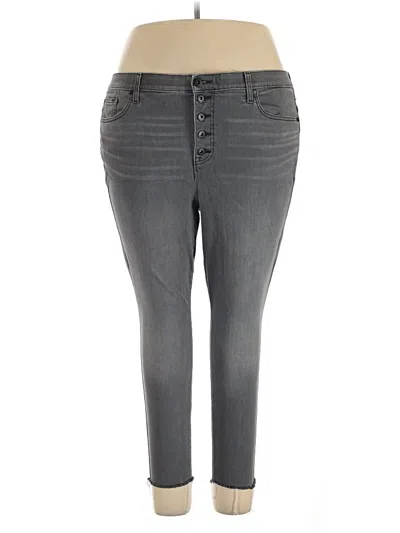 Pre-owned Torrid Jeans In Gray