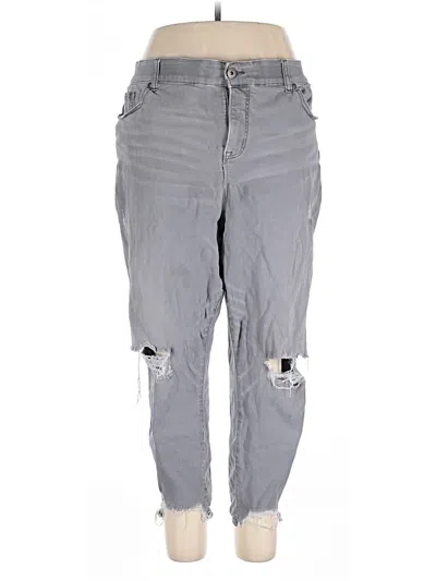 Pre-owned Torrid Jeans In Gray
