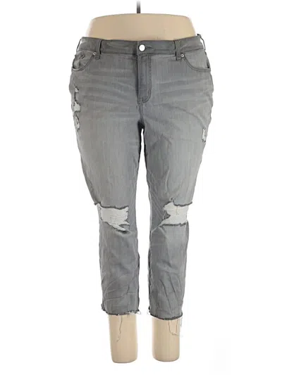 Pre-owned Torrid Jeans In Gray