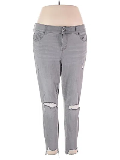 Pre-owned Torrid Jeans In Gray