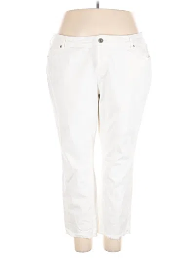 Pre-owned Torrid Jeans In Ivory