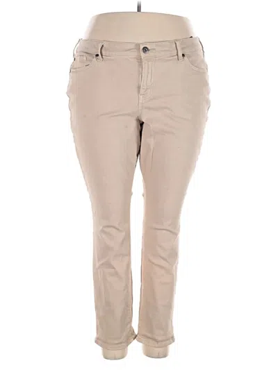 Pre-owned Torrid Jeans In Tan