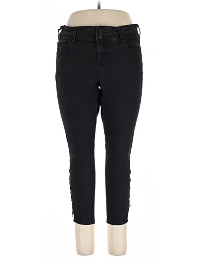 Pre-owned Torrid Jeggings In Black