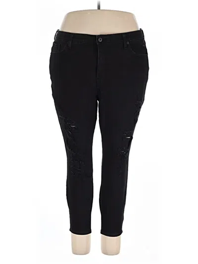 Pre-owned Torrid Jeggings In Black