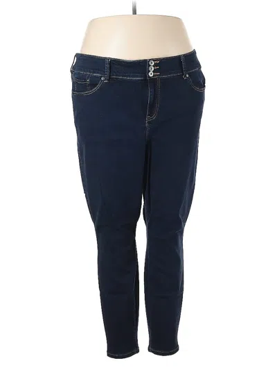 Pre-owned Torrid Jeggings In Blue