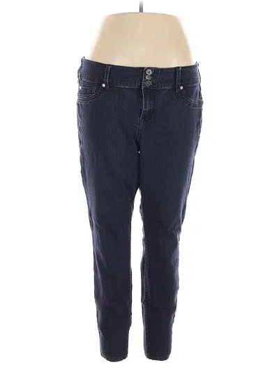 Pre-owned Torrid Jeggings In Blue