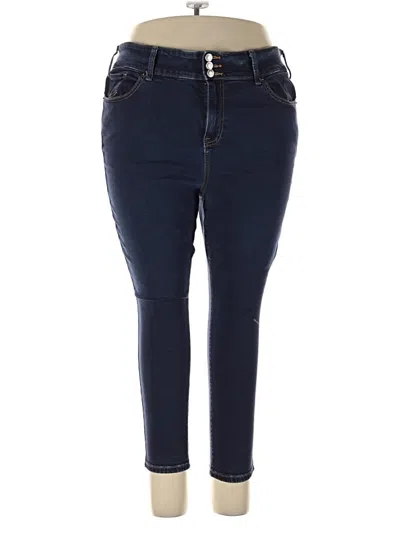 Pre-owned Torrid Jeggings In Blue