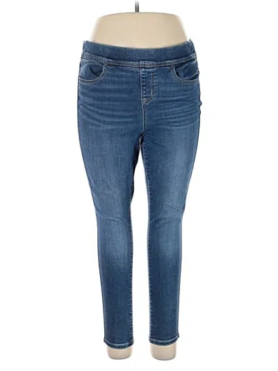 Pre-owned Torrid Jeggings In Blue