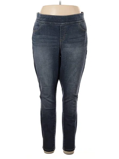 Pre-owned Torrid Jeggings In Blue