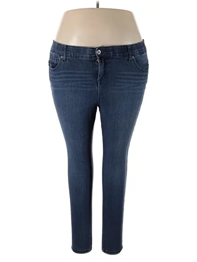 Pre-owned Torrid Jeggings In Blue