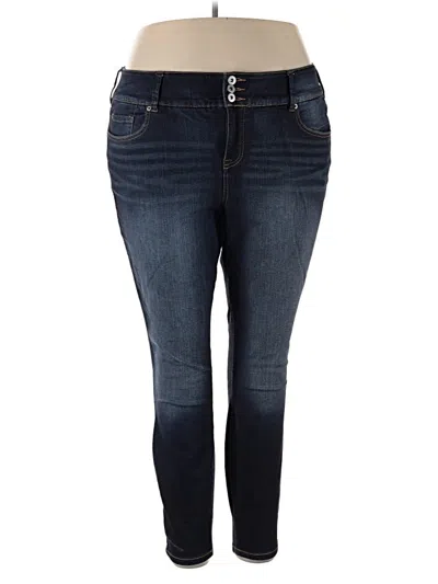 Pre-owned Torrid Jeggings In Blue