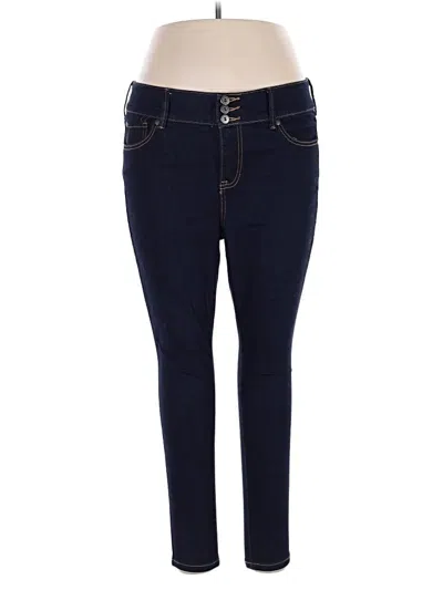 Pre-owned Torrid Jeggings In Blue