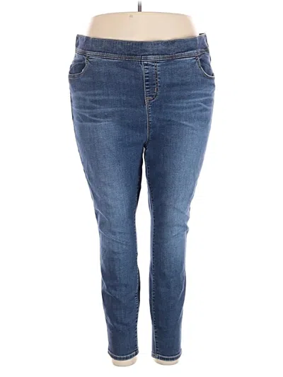 Pre-owned Torrid Jeggings In Blue