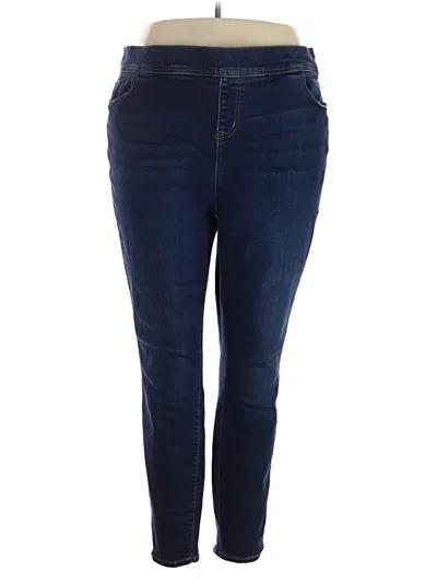 Pre-owned Torrid Jeggings In Blue