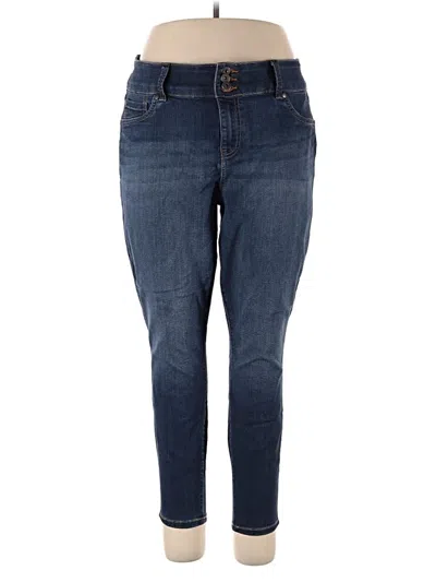 Pre-owned Torrid Jeggings In Blue