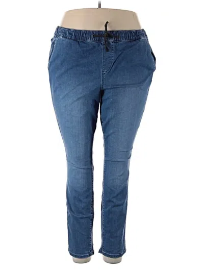 Pre-owned Torrid Jeggings In Blue