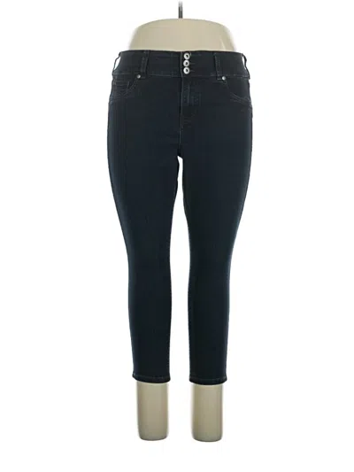 Pre-owned Torrid Jeggings In Blue
