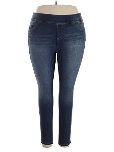Pre-owned Torrid Jeggings In Blue