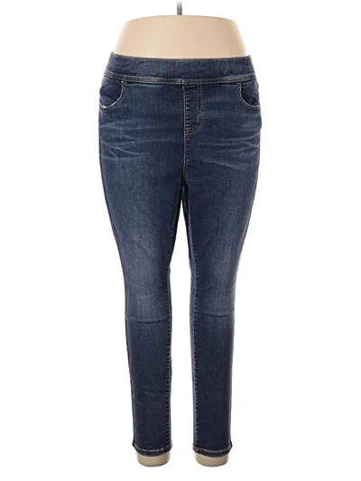 Pre-owned Torrid Jeggings In Blue