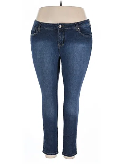 Pre-owned Torrid Jeggings In Blue