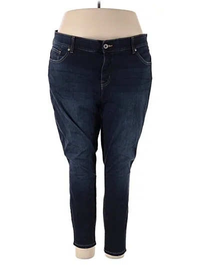 Pre-owned Torrid Jeggings In Blue