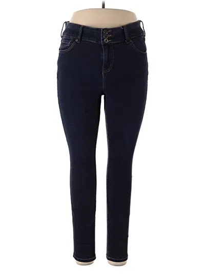 Pre-owned Torrid Jeggings In Blue
