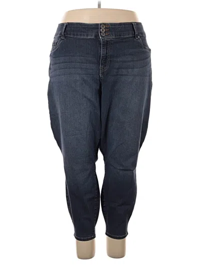 Pre-owned Torrid Jeggings In Blue
