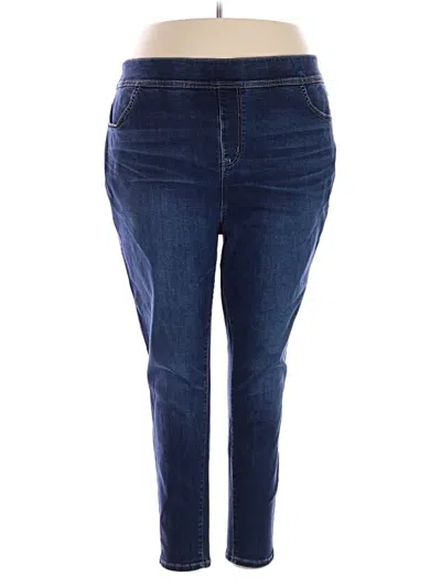 Pre-owned Torrid Jeggings In Blue