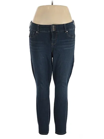 Pre-owned Torrid Jeggings In Blue
