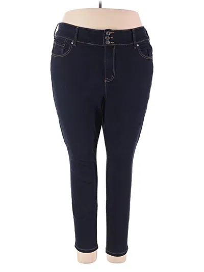 Pre-owned Torrid Jeggings In Blue