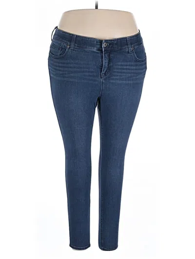 Pre-owned Torrid Jeggings In Blue