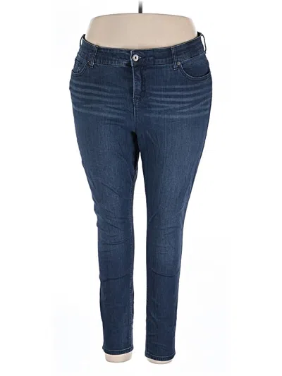 Pre-owned Torrid Jeggings In Blue