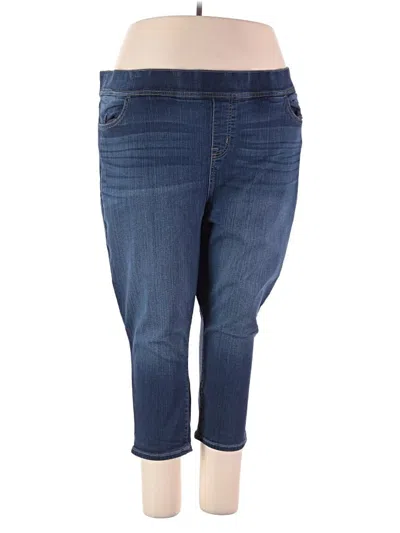 Pre-owned Torrid Jeggings In Blue