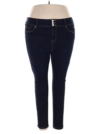 Pre-owned Torrid Jeggings In Blue
