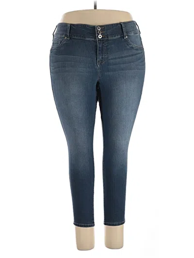 Pre-owned Torrid Jeggings In Blue