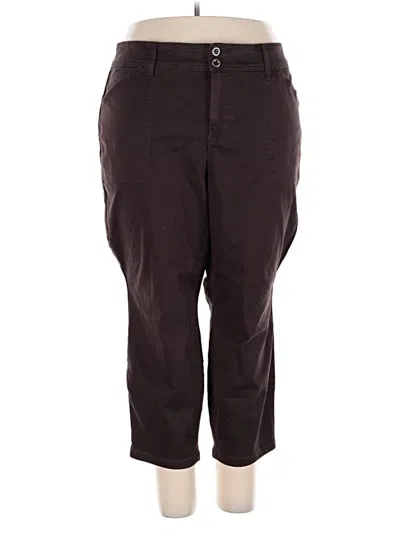 Pre-owned Torrid Jeggings In Brown